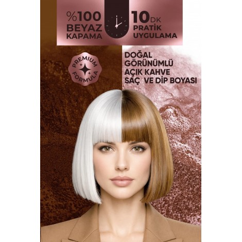 Боя за коса светло кестенява коса за жени SOFTTO PLUS EXPERT WOMAN LIGHT BROWN 400ml